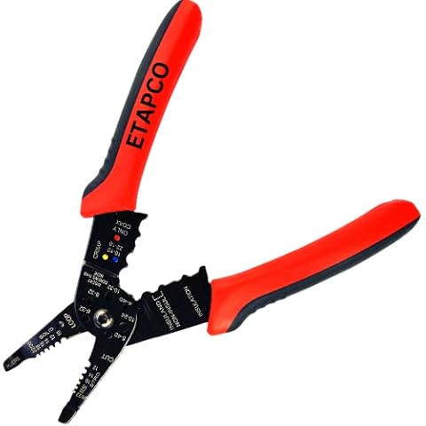 Wire Strippers | Wire Strippers | Wire Stripper Tool | Wire Strippers Electrical | 10-22 AWG Wire Splicer Cable Stripper with Crimping and Wire Cutters Plier Multifunction Hand Tool Cable Stripper Cover