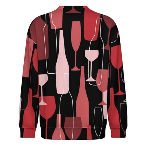 MoBlinko Mens Crewneck Sweater Colorful Seafood Mens Sweater Sweaters for Men Long Sleeve Lightweight Pullover3