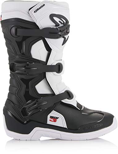 Bottes motocross Alpinestars Tech 3s pour grands garçons passionnés de pilotage cross - 4