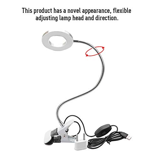 Lampada di bellezza a LED, lampada da scrivania per lampada da tatuaggio con fascetta, per estensioni ciglia manicure per sopracciglia tatuaggio - Image 5