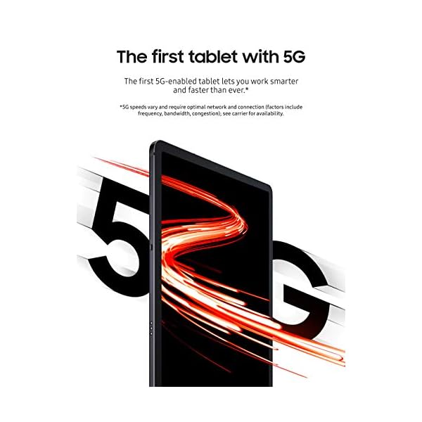 SAMSUNG-Galaxy-Tab-S7-5G-Tablet-LTEWiFi-Verizon-Mystic-Black-128-GB-2020-Model-US-Version-Warranty-SM-T978UZKAVZW SAMSUNG Galaxy Tab S7+ (5G Tablet) LTE/WiFi (Verizon), Mystic Black - 128 GB (2020 Model - US Version & Warranty) - SM-T978UZKAVZW