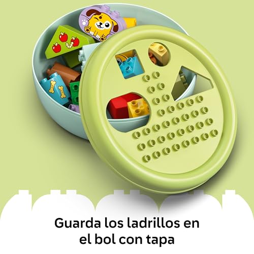 Miniatura 5 de LEGO DUPLO Mi Primer Clasificador de Formas: Casa de los Perritos - Juguete Educativo Infantil - Ladrillos de Muchos Colores y Formas - Juego para Motricidad Fina para Niños y Niñas de 18+ Meses 10441
