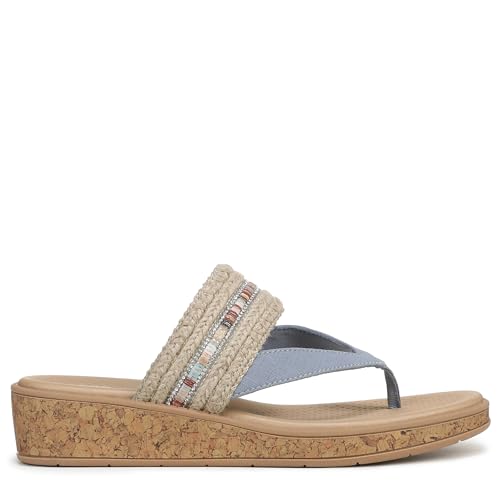 LifeStride Women's Birdie Flip-Flop Tan Blue 8 M by LifeStride - Used condition - Image 6