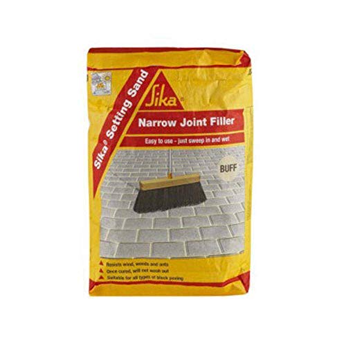 Sika Setting Sand | Narrow Joint Filler, Moisture Curing Jointing Material - Suitable for All Types of Block Paving - 20kg