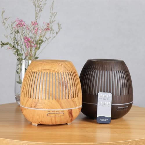 Diffuseur d'arômes pour chambre et bureau : humidificateur muet 400ml - 5