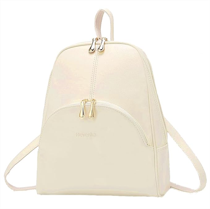 Nevenka Backpack Purse for Women Casual Shoulder Bag PU Leather Zipper Closure Adjustable Strap… | Casual, Zipper Closure, Adjustable Strap