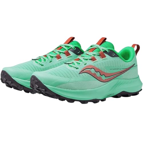 Saucony Women's Peregrine 13 Sneaker, Sprig/Canopy, 6 - image 7