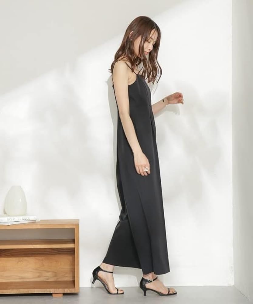 ナノユニバース レースロングジレ×サロペットセット S レース ロングジレ × サロペット セット