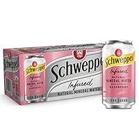 Schweppes Infused Sparkling Water Cans Raspberry - 10 x 375ml