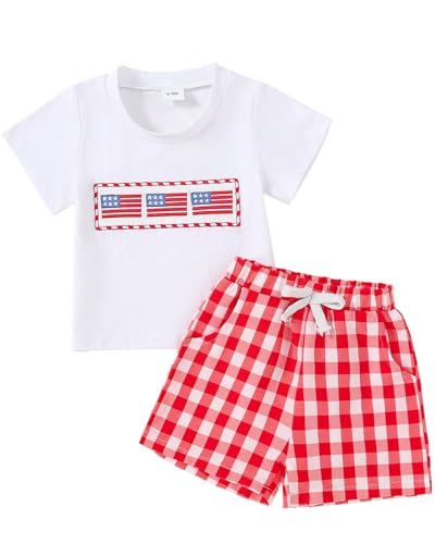 Image of Yvowming 0-4T Toddler Baby Boy Clothes Kids Summer Truck Print T Shirt Short Set with Pockets
