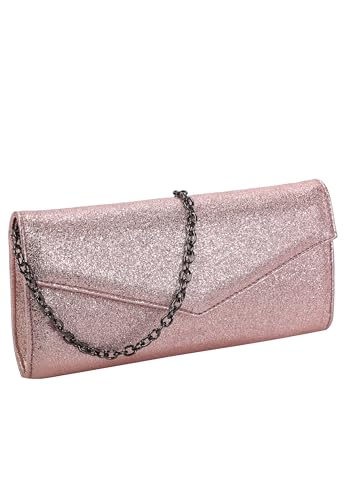Buffalo Damen Secco Glitter Rose Clutch – Bild 5