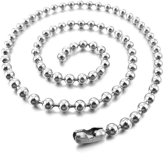 Mens Large Polished Stainless Steel Three Giant Cross Pendant Necklace Silver with 22 inch Chain - Image 3