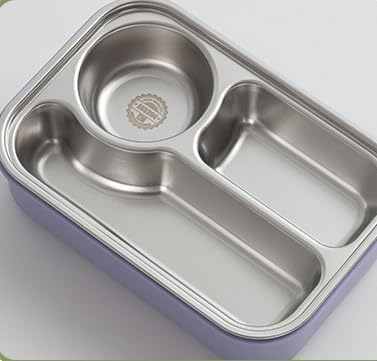 Image of Aroma Insulated Stainless Steel Lunch Box with Clip Lock Lid, Airtight, Leak-Proof, Lightweight, 650 ml, for Office, School, Picnic and Travelling