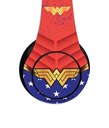 Image of Macmerise Suit up Wonder Woman On-Ear Bluetooth Headphone with Upto 10 Hours Playback, FM Radio, SD Card, Soft Padded Ear Cushions and Passive Noise Isolation | Decibel Wireless Headphone