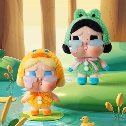 image for POP MART Crybaby Tears Factory Series - Vinyl face Plush Blind Box, Cr
