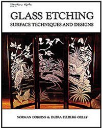 Glass Etching: Surface Techniques and Designs 0935133232 Book Cover