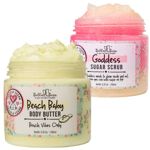Beach Baby Body Butter & Goddess Sugar Scrub Bundle