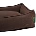 HUNTER Hundesofa Belluno, Farbe: Creme, mit robustem Strukturstoff, vorwiegend recycelte Materialien, nachhaltig, rutschhemmend, stilvoll und modern, Größe: M