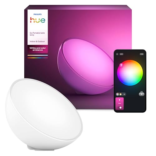 Philips Lighting Hue Go White and Color Ambiance, Lampada...