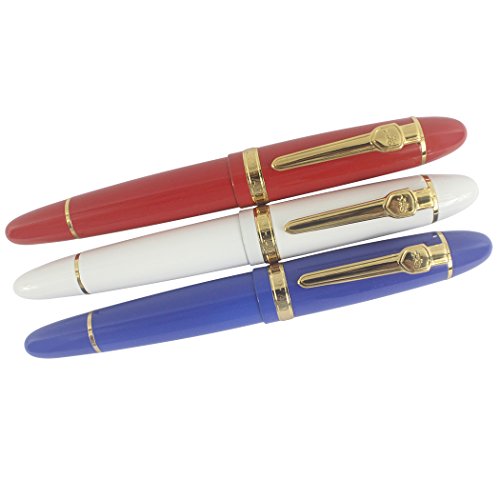 Zoohot XPST0522 Jinhao 159 Fountain Pens Heavy Big Pen Gold Trim 3 Pieces In 3 Colors thumb #1