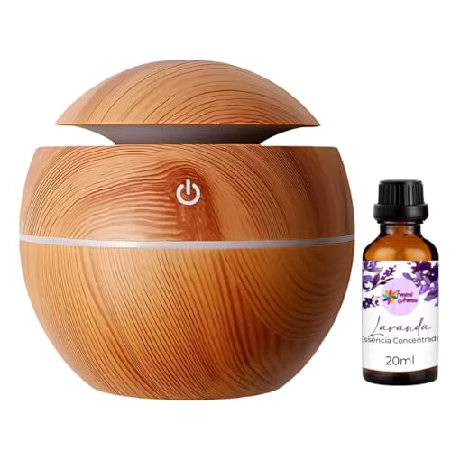 Kit Umidificador Difusor + 1 Óleo Essencial Aromatizador Difusor ...