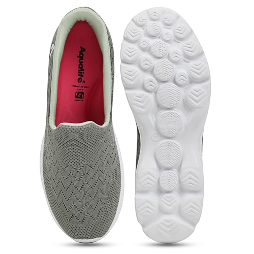 Image of Aqualite SKR-131 Premium Lightweight Casual Shoes with Comfort Cushion & Slip-On Dailywear Shoes for Women