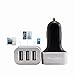 PowerBot PB510 5.1A 25W Ultra High-Performance 3Port Smart Travel Rapid Charger High-Speed USB Cigarette Lighter Socket Port Adapter w/SmartIC Technology for Tablets, Android, Smartphones and More