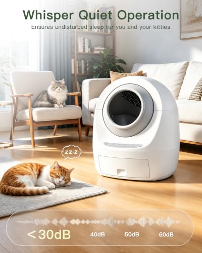 Image of Casa Leo Automatic Self-Cleaning Cat Litter Box