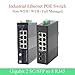 Gigabit Industrial POE Web Managed Switch 2 Optical + 8 Ports Mode Single-Fiber SC/SFP Interface Transceiver(2SC-8RJ45 Web-Based)