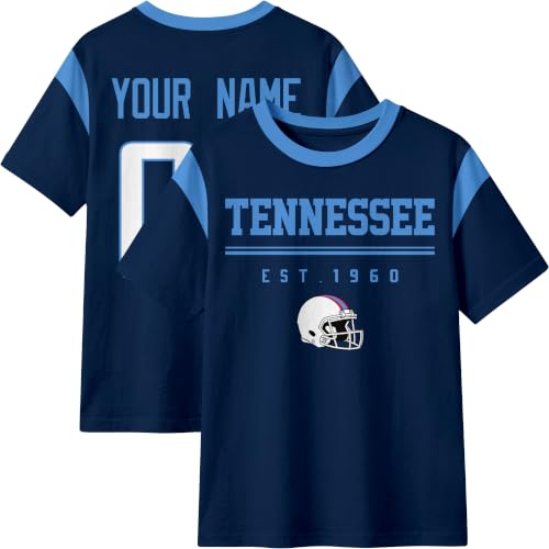 Image of T-Shirt Custom Crewneck Short Sleeve for Men Gifts | Custom T-Shirt Personalized Name and Number