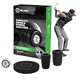 Blast Motion Golf Swing & Stroke Analyzer - Real-time Feedback, Swing Metrics, Swing Trainer, Video Capture Highlights, Track Performance (GEN3 Sensor)
