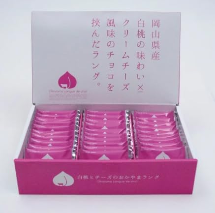 岡山県産品 せとうち寿 白桃とチーズのおかやまラング 30枚入 岡山土産 ラングドシャ