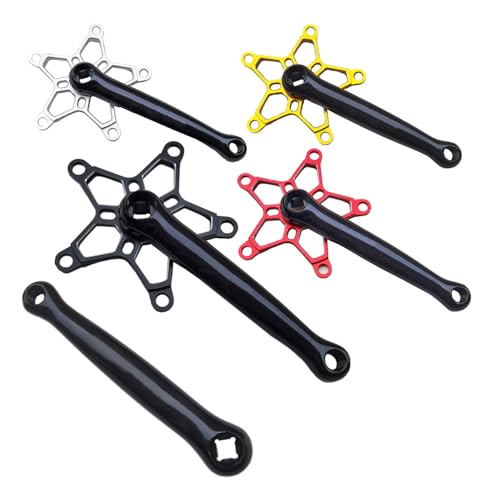 Pédalier de vélo 170 mm en aluminium compatible manivelle VTT et route - 4