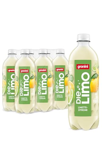 Die Limo von granini Limette-Zitrone (6x 0,5l), natürlich erfrischend, mit Geschmack aus echten Früchten, ohne Konservierungsstoffe, vegan