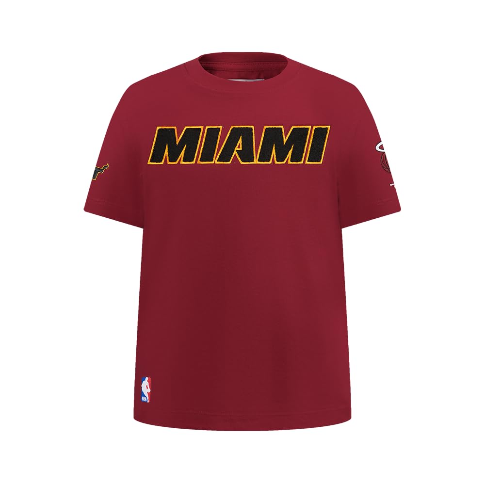 Pro Standard Big Boys NBA Classic Chenille Cotton Short Sleeve Tee, Cardinal Red, L — image 1
