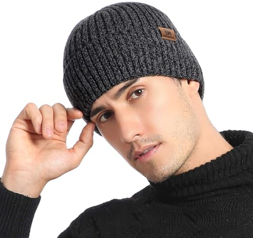 Image of DENIMHOLIC Winter Cap for Men & Women, Beanie Cap for Men Woolen Cap for Men & Women, Beanie Cap for Women
