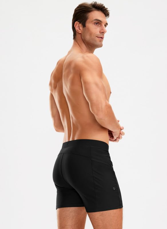 G Gradual Men's Swimsuit Trunks with Zipper Pockets Quick Dry Swimwear Bathing Suit Swim Briefs Board Shorts for Men3