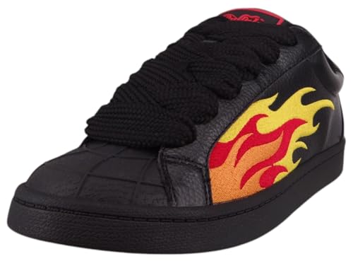 Buffalo Liberty - Schwarz/Orange Kunstleder Schuhgröße 38, Weite Normal Buffalo Liberty - Schwarz/Orange Kunstleder Schuhgröße 38, Weite Normal