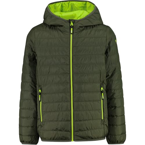 CMP Kid Jacket FIX Hood Oil Green - 152