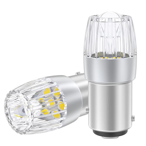 Amazon | 12V-24V車用S25 LEDダブル球 ホワイト 爆光 BAY15D P21/5W