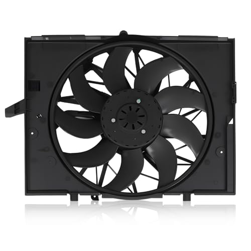 Assembroverse 17427543282 Engine Radiator Cooling Fan Assembly Compaible with 525i