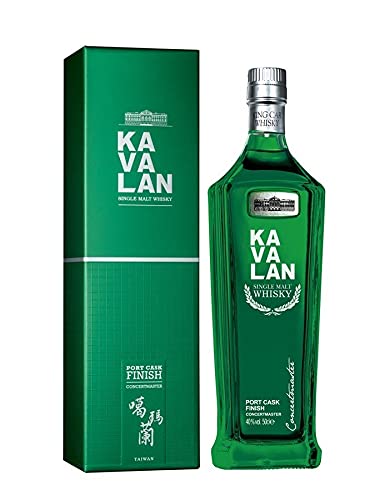 Kavalan CONCERTMASTER Single Malt Whisky Port Cask Finish 40% Vol. 0,5l in Geschenkbox Cover