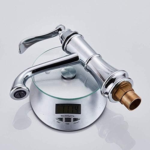 Robinet mitigeur de bain chromé durable en laiton massif