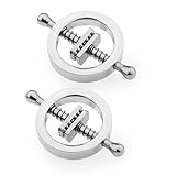 Acekiily Stainless Steel Nipple Chain Clip Non-Piercing Adjustable Body Clips Jewelry Gift For Women Men (C)