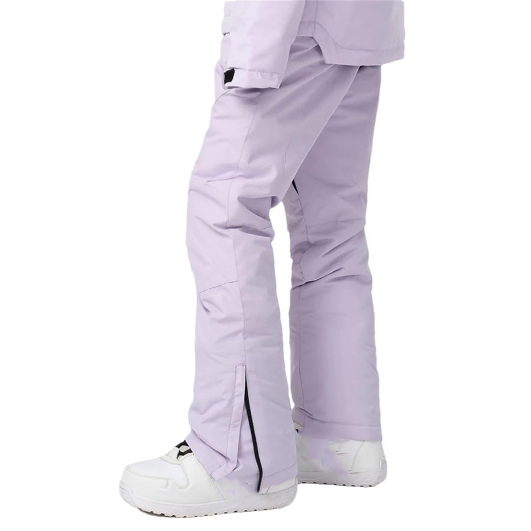 Pantaloni da sci da uomo e donna, per attività all'aperto, antivento, caldi, invernali, sci e snowboard