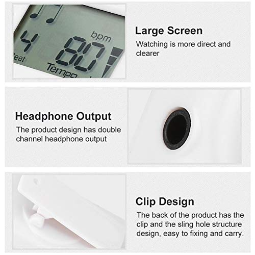 Métronome M50 numérique LCD M50 Mini métronome Tempo, métronome à tempo numérique à clipser pour guitare pour Piano… - Les Beatles, Paul McCartney, John Lennon, RIngo Starr, George Harrison Métronome M50 numérique LCD M50 Mini métronome Tempo, métronome à tempo numérique à clipser pour guitare pour Piano… – Image 7