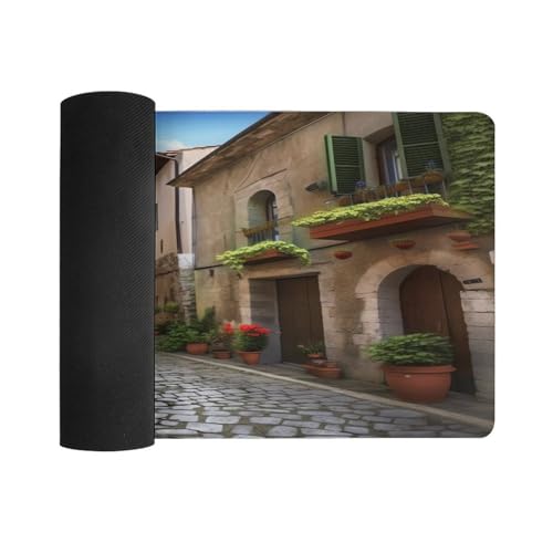 Italian Town Street Desk Pad impermeable para escritorio miniatura 3