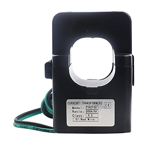 Transformador de corriente de núcleo dividido, Transformador de corriente Transformador de corriente de núcleo dividido 100A 200A 250A 300A 400A 500A 600A 0,5 Sensor de corriente eléctrica medidores t