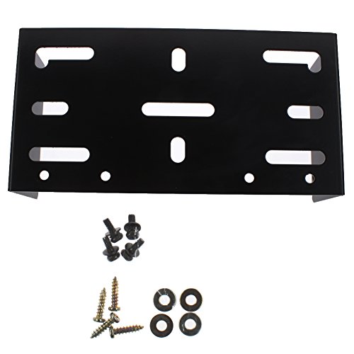 TENQ® Fixed Adjustable CB Radio Mounting Bracket Support Black for Kenwood Radio TK-808 TK-705 TK-241 TK-261 TK-461 TK-7108