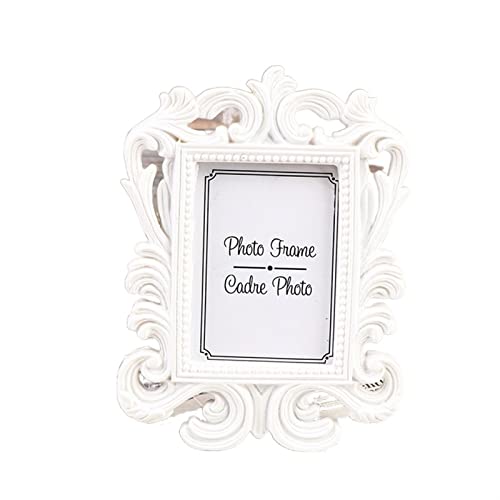 OMTONGXIN Fotorahmen Vintage Photo Frame Bild Desktop Fotorahmen Hochzeitsfoto Frame Family Dekoration Desktop Foto Bilderrahmen Fotorahmen (Color : D) Cover